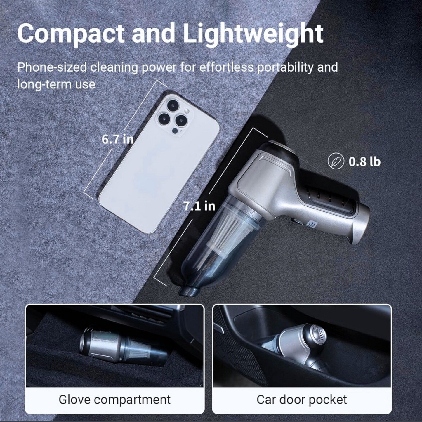 CarPro CleanSweep Car Vacuum