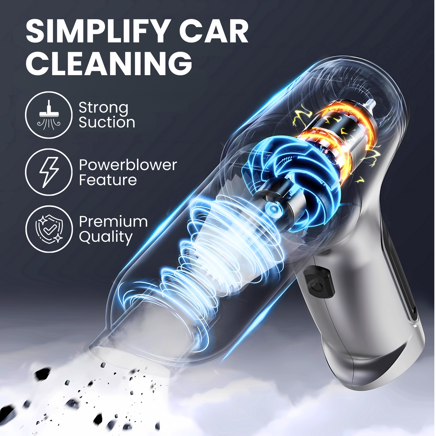 CarPro CleanSweep Car Vacuum