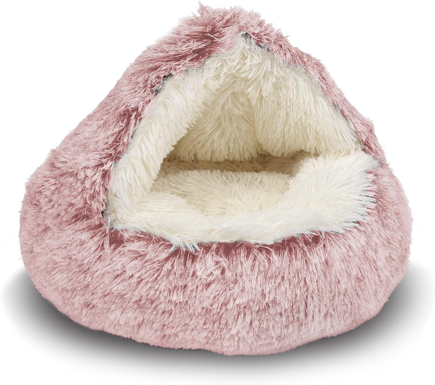 CozyFluff Premium Pet Cave Bed