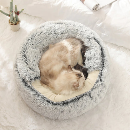 CozyFluff  Premium Pet Cave Bed