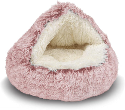 CozyFluff  Premium Pet Cave Bed